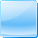 Light Blue Button Icon 128x128 png